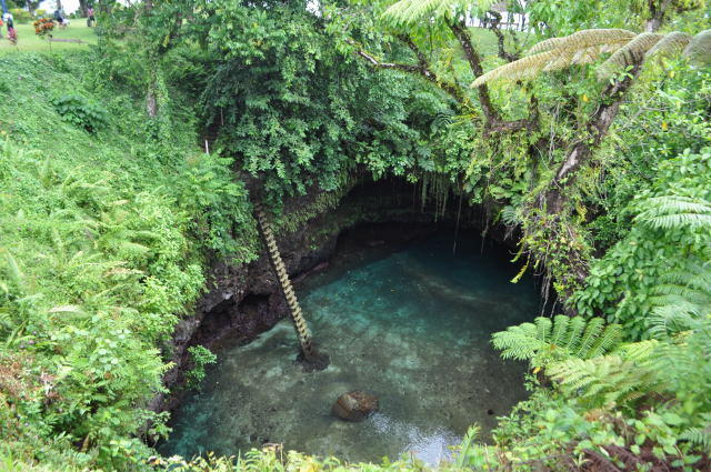 Озеро в дыре: To Sua Ocean Trench в Самоа