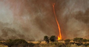 Огненные вихри – страшное разрушительное оружие природы