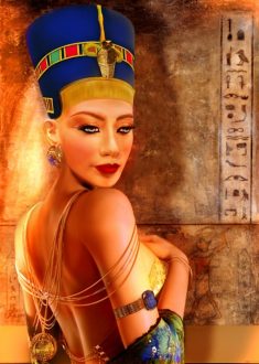 egyptian-queen-nefertiti-tattoo-sketch-1