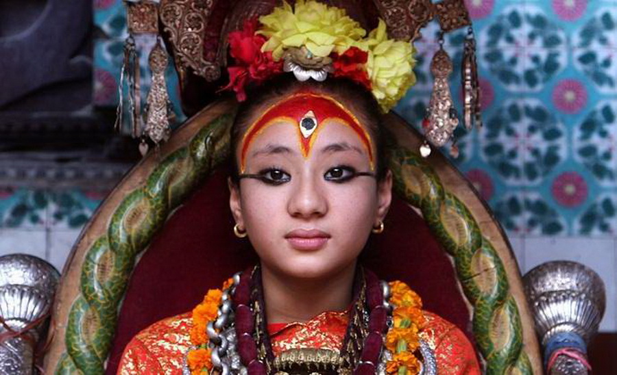 Непальские девочки-богини