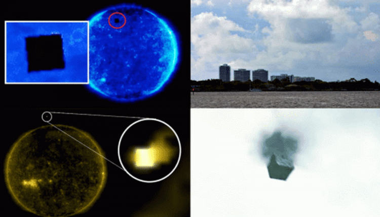 Новое нашествие кубических НЛО на Земле и около Солнца