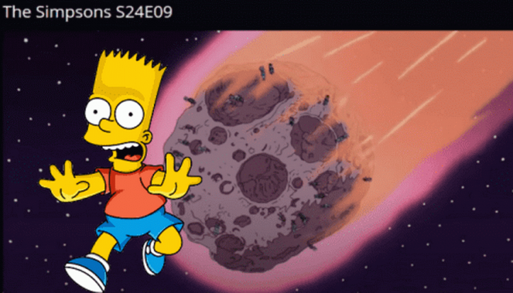 Симпсоны намекают на удар астероида 24-го сентября?