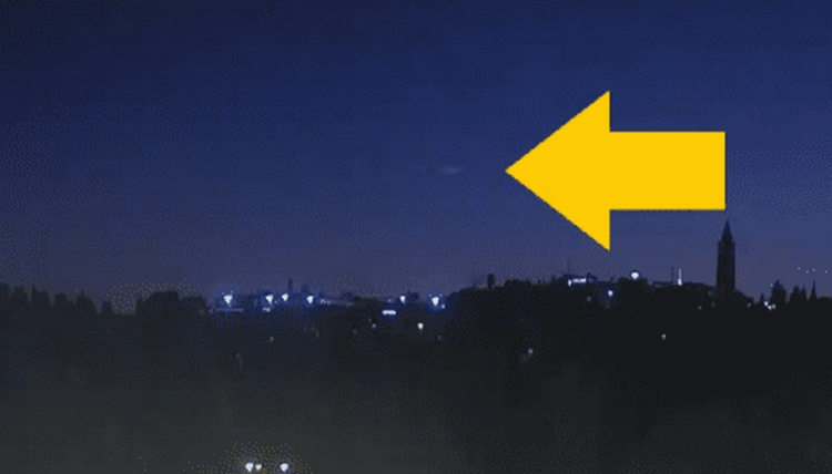 Над Иерусалимом замечен большой НЛО. К чему бы?
