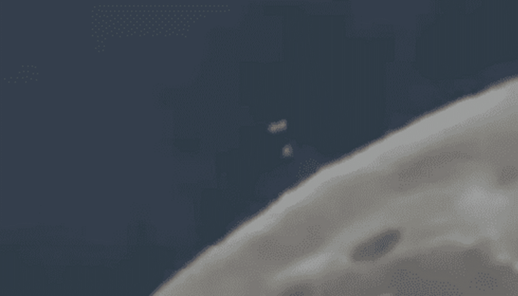 Конспирологическое: Новое уникальное видео с огромными НЛО на Луне.