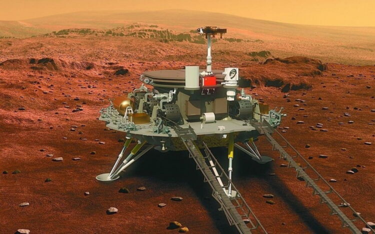 Китай впервые осуществил успешную посадку зонда на поверхность Марса
