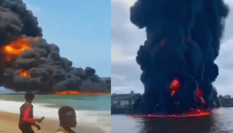 Конспирологическое: В Африке взорвалось озеро Киву и горит Атлантический океан!
