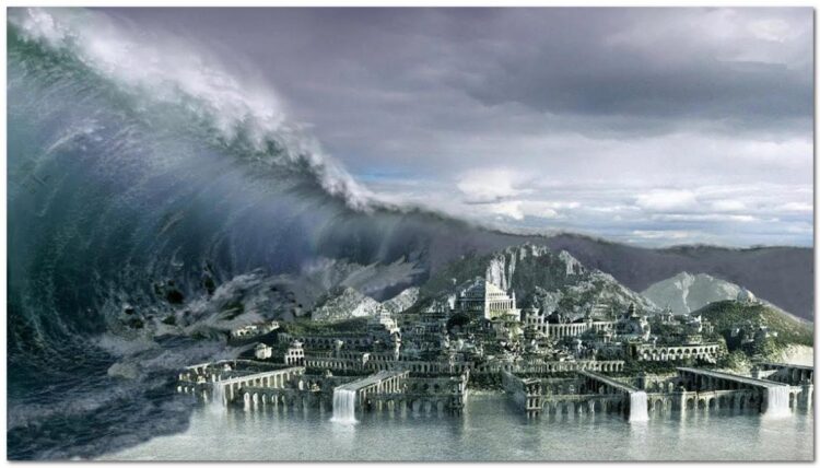 Причины огромного цунами уничтожившего прошлую цивилизацию